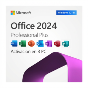 Microsoft Office 2024 Pro Plus LTSC | Retail | 3 PC | Vitalicia | Activación Mixta