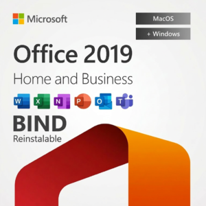 Microsoft Office 2019 Home & Business | Bind | 1 Usuario | 1 PC Windows/macOS | Vitalicia
