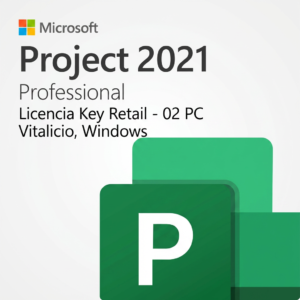 Microsoft Project 2021 Professional | Retail | 2 PC | Vitalicia