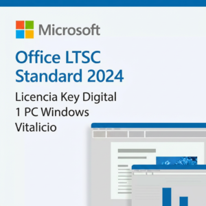 Microsoft Office 2024 Standard LTSC | Retail | 1 PC Windows | Vitalicia