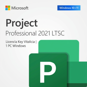 Microsoft Project 2021 Professional LTSC | Retail | 1 PC Windows | Vitalicia