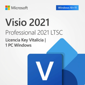 Microsoft Visio 2021 Professional LTSC | Retail | 1 PC Windows | Vitalicia
