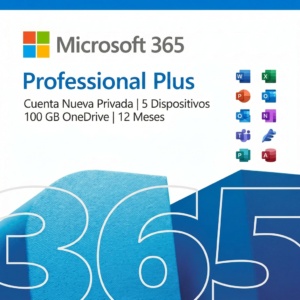 Microsoft Office 365 Personal | Cuenta Privada | 5 Dispositivos | Sin OneDrive | 12 Meses