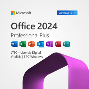 Microsoft Office 2024 Professional Plus LTSC | Retail | 1 PC | Vitalicia
