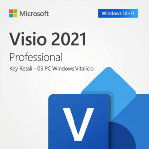 Microsoft Visio 2021 Professional | Retail | 5 PC Windows | Vitalicia