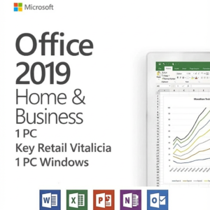 Microsoft Office 2019 Home & Business | Retail | 1 PC Windows | Vitalicia