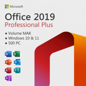 Microsoft Office 2019 Professional Plus | VL-MAK | 500 PC | Vitalicia