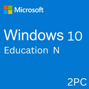 Microsoft Windows 10 Education N | Retail | 2 PC | Vitalicia