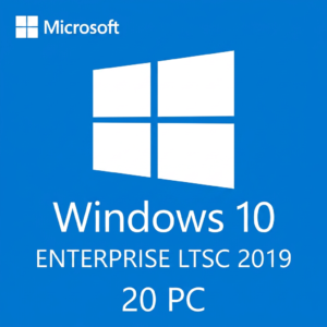 Microsoft Windows 10 Enterprise LTSC 2019 | Retail | 20 PC | Vitalicia