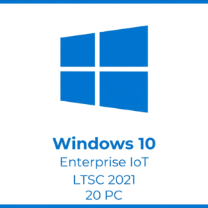 Microsoft Windows 10 IoT Enterprise | Retail | 20 PC | Vitalicia