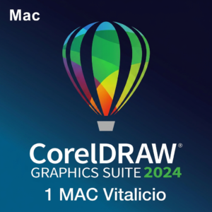 CorelDRAW Graphics Suite 2024 | Retail | 1 macOS | Vitalicia