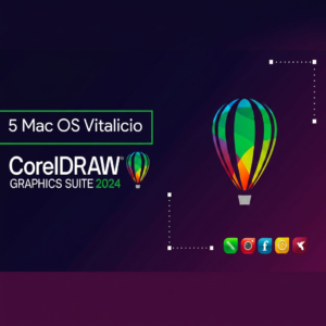 CorelDRAW Graphics Suite 2024 | Vitalicia | 5 macOS