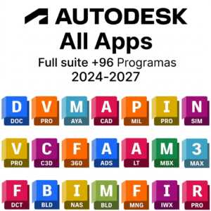 Autodesk Suite 2024-2027 | 96 Programas | LT y EDU | Invitación a Correo | 24 Meses