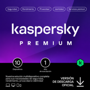 Kaspersky Premium | Retail | 10 Dispositivos | 12 Meses