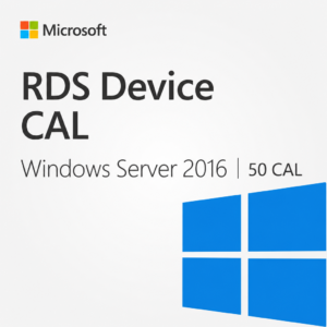 Microsoft Windows Server 2016 | RDS Device Connect | 50 CAL | Retail | Vitalicia