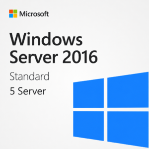 Microsoft Windows Server 2016 Standard | Retail | 5 Servidores | Vitalicia