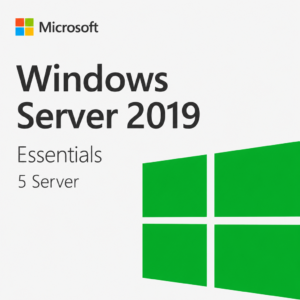 Microsoft Windows Server 2019 Essentials | Retail | 5 Servidores | Vitalicia