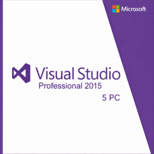 Microsoft Visual Studio 2015 Professional | Retail | 5 PC | Vitalicia