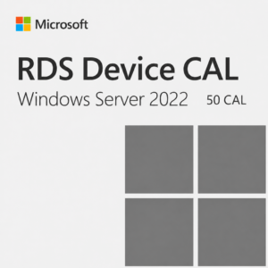 Microsoft Windows Server 2022 RDS Device CAL | 50 CAL | Retail | Vitalicia