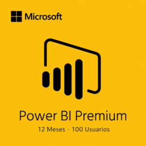 Microsoft Power BI Premium | Bind | 100 Usuarios | 12 Meses | PC/Mac