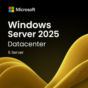 Microsoft Windows Server 2025 Datacenter | Retail | 5 Servidores | Vitalicia