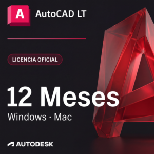Autodesk AutoCAD LT Commercial | Vinculado a Correo | 1 Usuario | 12 Meses - Windows/Mac