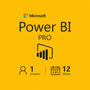 Microsoft Power BI Pro | Cuenta Privada Nueva | 1 Usuario | 12 Meses