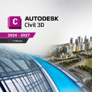 Autodesk Civil 3D Commercial Pro | KEY | 1 Usuario | 12 Meses