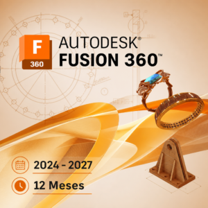 Autodesk Fusion 360 Commercial Pro | Vinculado a Correo | 1 Usuario | 12 Meses - Windows/Mac.