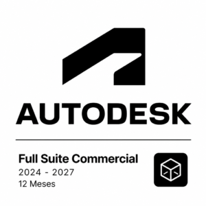 Autodesk Full Suite Commercial Pro | KEY | 1 Usuario | 12 Meses