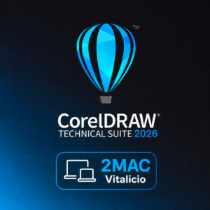 CorelDRAW Graphics Suite 2026 | KEY | 2 Mac | Vitalicia