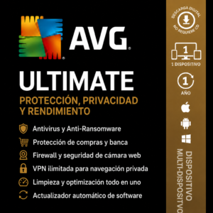 AVG Ultimate Multi-Device | KEY | 1 Dispositivo | 12 Meses