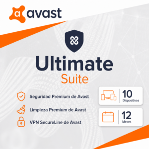 Avast Ultimate Suite | KEY | 10 Dispositivos | 12 Meses