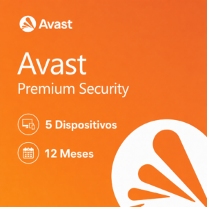 Avast Premium Security | KEY | 5 Dispositivos | 12 Meses