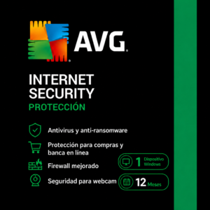AVG Internet Security | KEY | 1 Dispositivo Windows | 12 Meses