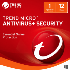 Trend Micro Antivirus+ Security | KEY | 1 PC Windows | 12 Meses