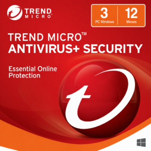 Trend Micro Internet Security | KEY | 3 PC Windows | 12 Meses