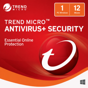 Trend Micro Internet Security | KEY | 1 PC Windows | 12 Meses