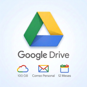 Google Drive 100 GB | Invitación a Correo Personal | 1 Usuario | 12 Meses
